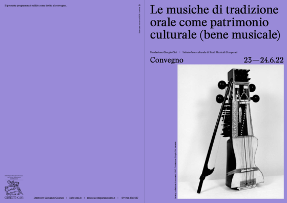 Il patrimonio culturale musicale e la politica dei beni culturali