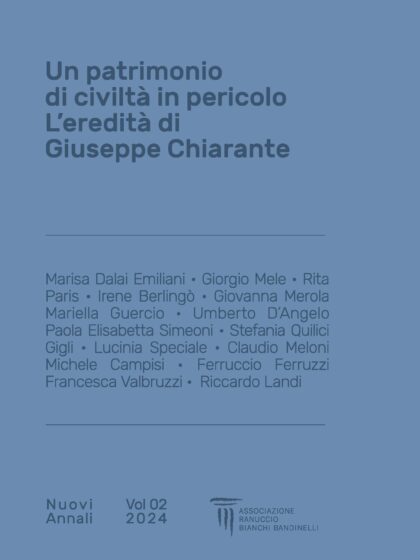 eBook Un patrimonio di civiltà in pericolo. L’eredità di Giuseppe Chiarante