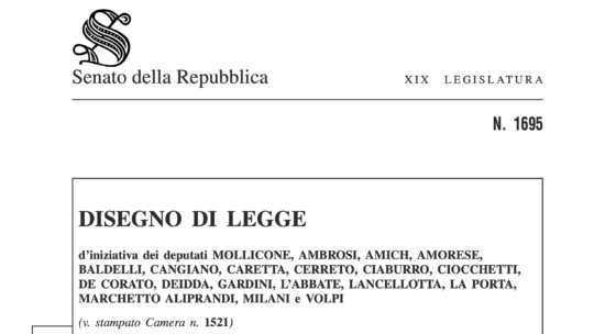 Osservazioni dell’Associazione sul DDL 1659